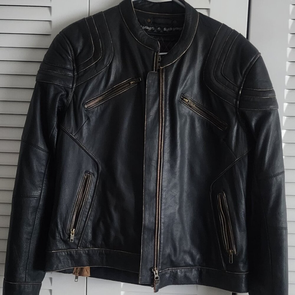 Leather Jacket Black Brand